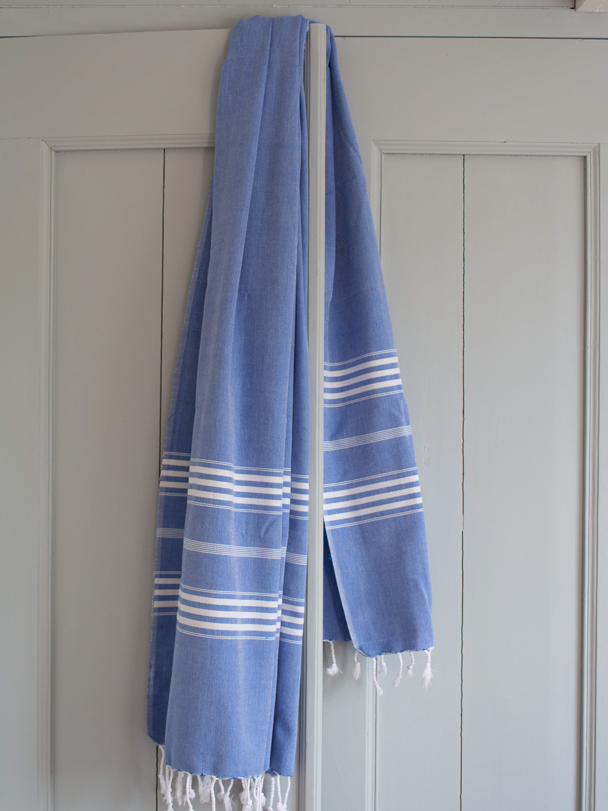 hammam towel greek blue